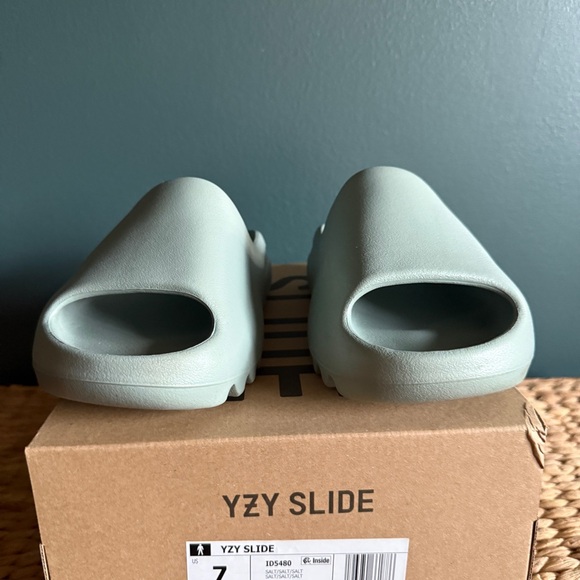 adidas Slide Sandals in Pale Green main image 9